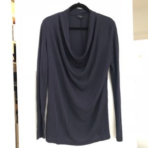 Theory draping front blouse